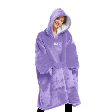 Custom Oversized Blanket Hoodie